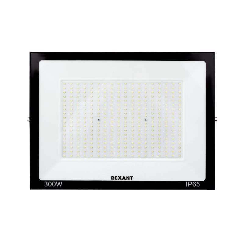 Прожектор светодиодный СДО 300Вт 24000Лм 6500К холодный свет, черный корпус REXANT 605-030