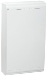 PRIME Корпус пластиковый ЩРН-П-36 модулей навесной белый/белая дверь IP41 IEK MKP82-N-36-WD-41-05