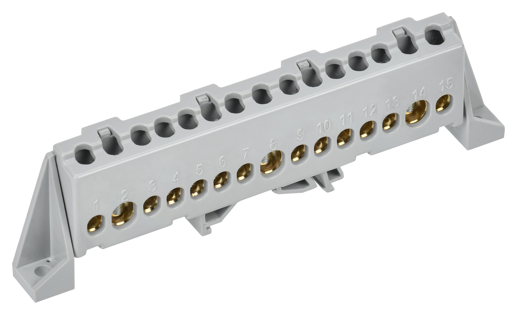 TEKFOR Шина L "фаза" в комбинированном DIN-изоляторе "Стойка" 8х12-17-Ср IEK TF-NN20-17-DP-K03