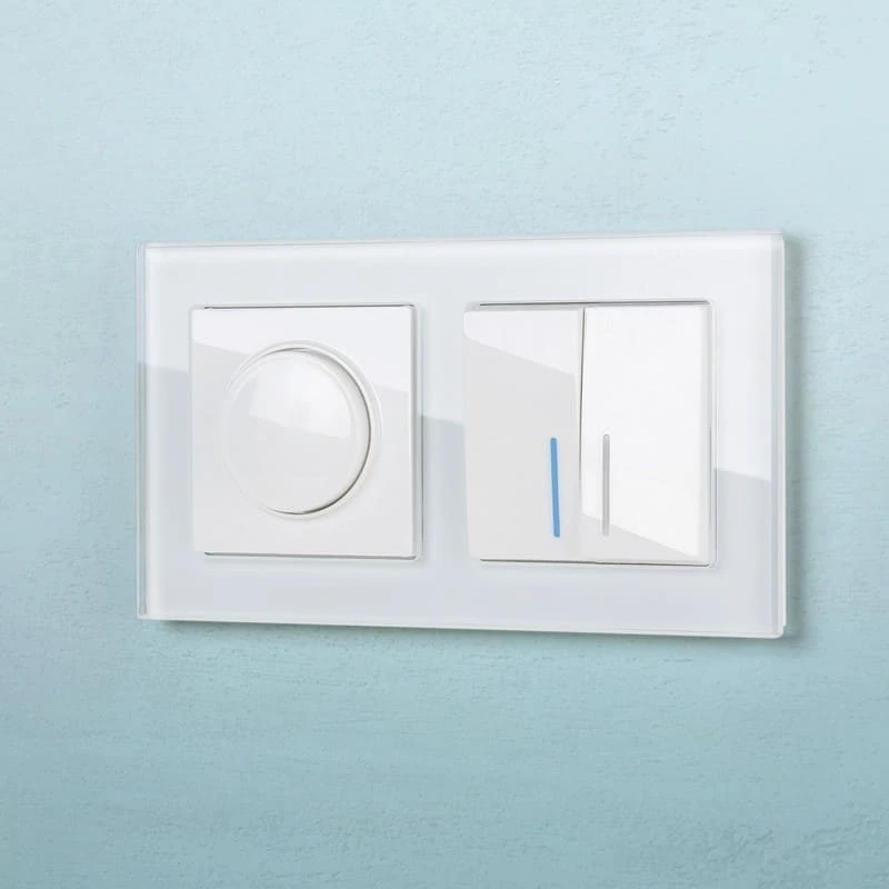 Рамка на 2 поста Favorit (белый,стекло) Werkel - Фото 2