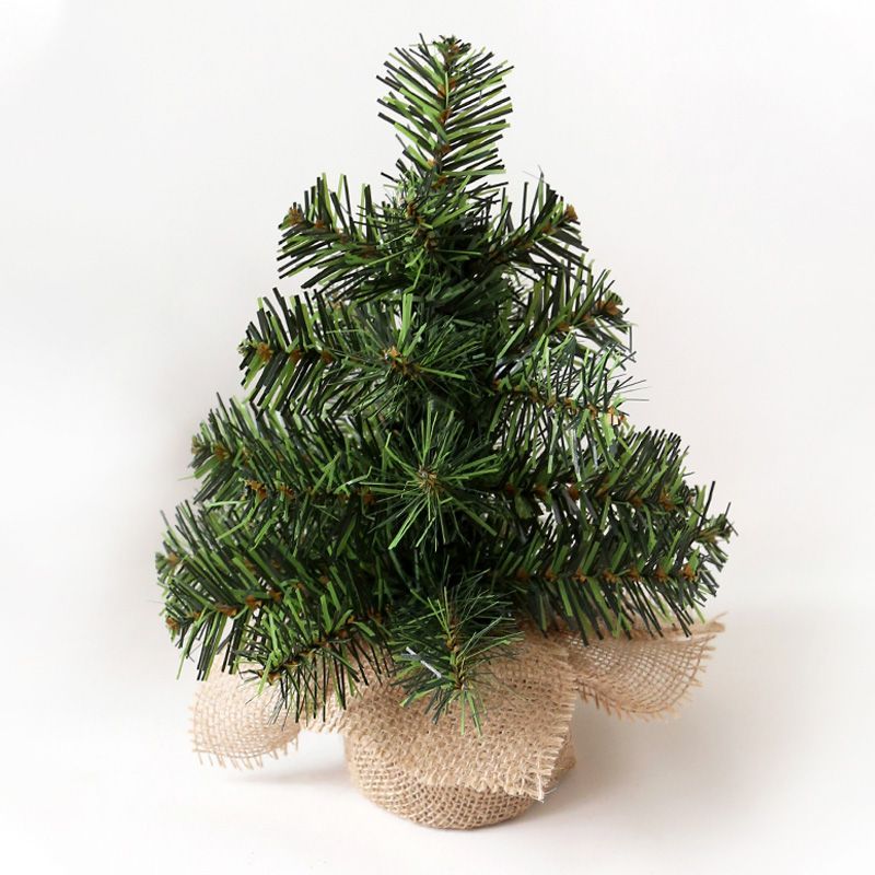 Елочка 30см в плетеном мешочке, ПВХ 533-331