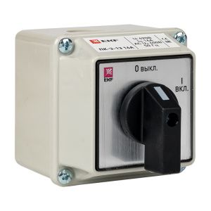 ПК-3-13 16А 3P "ВКЛ-ВЫКЛ" IP54 EKF pk-3-13-16