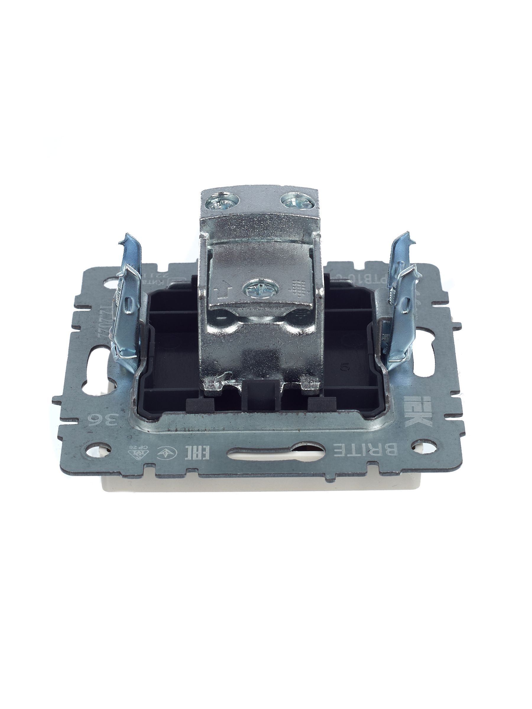 BRITE Розетка TV проходная РТВ10-0-БрЖ жемчуг IEK - Фото 7