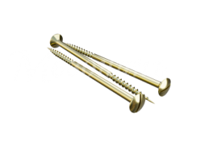 Саморез для выключателя / изолятора, цвет - латунь,  ТМ  "МЕЗОНИНЪ", (40шт/уп). GE30002-30 GE30022-30