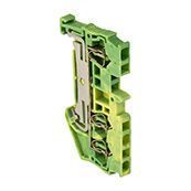 Колодка клеммная пружинная JXB-ST-2.5 3 вывода земля EKF plc-jxb-st-2.5-3-pen