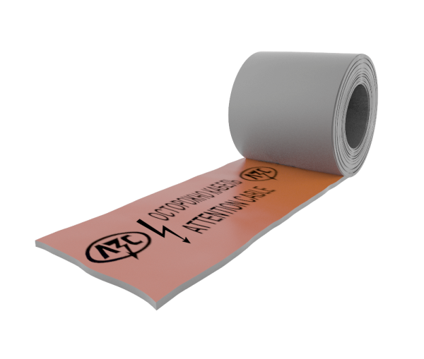 Лента защитно-сигнальная серии ЛЗС 3,5х125мм (50м рулон)