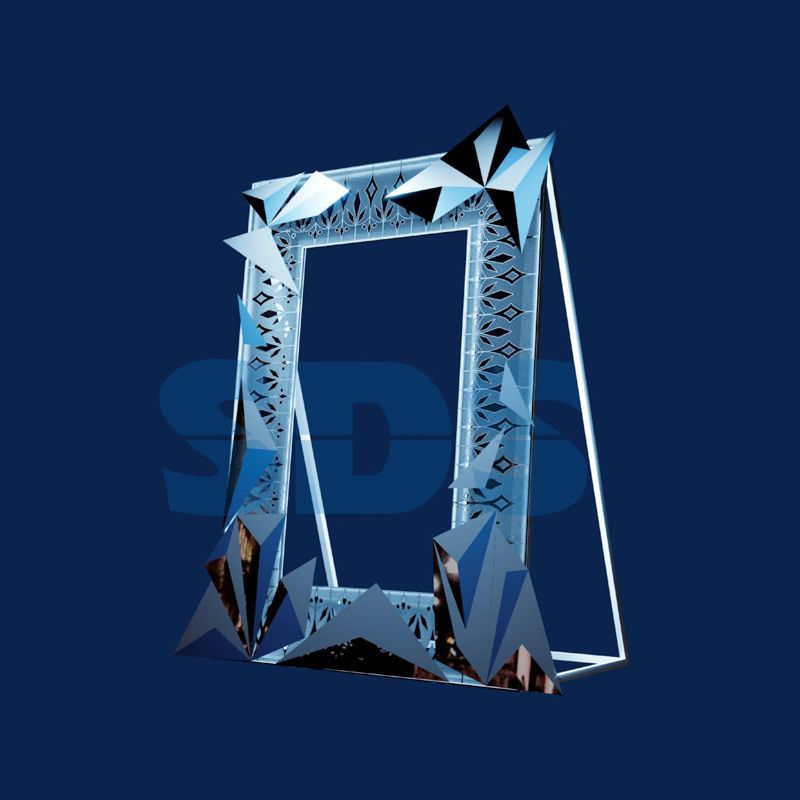 Декоративная фотозона Кристальная 261 см 501-703