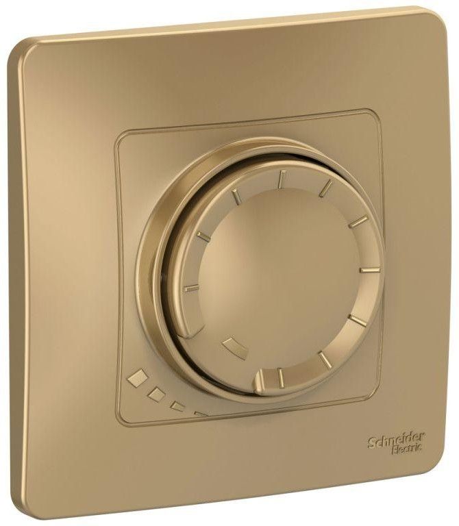 Светорегулятор поворотно-нажимной универсальный СП Blanca 400Вт титан SE BLNSS040014