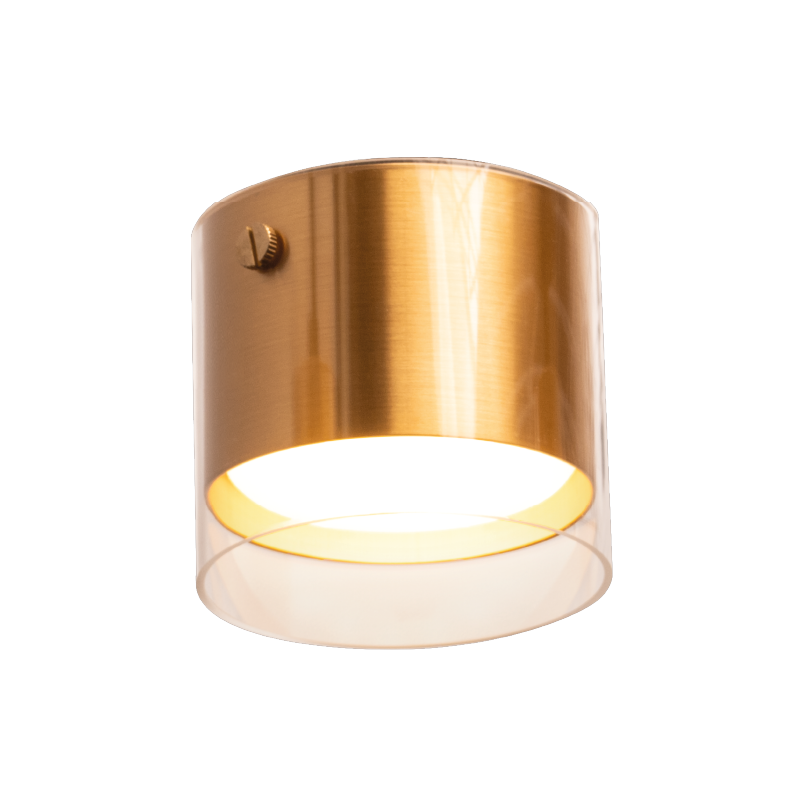 Накладной светильник WOLTA WSL-GX53/07G IP20 под лампу GX53 Золото ORO D87x78 1/50 - Фото 4