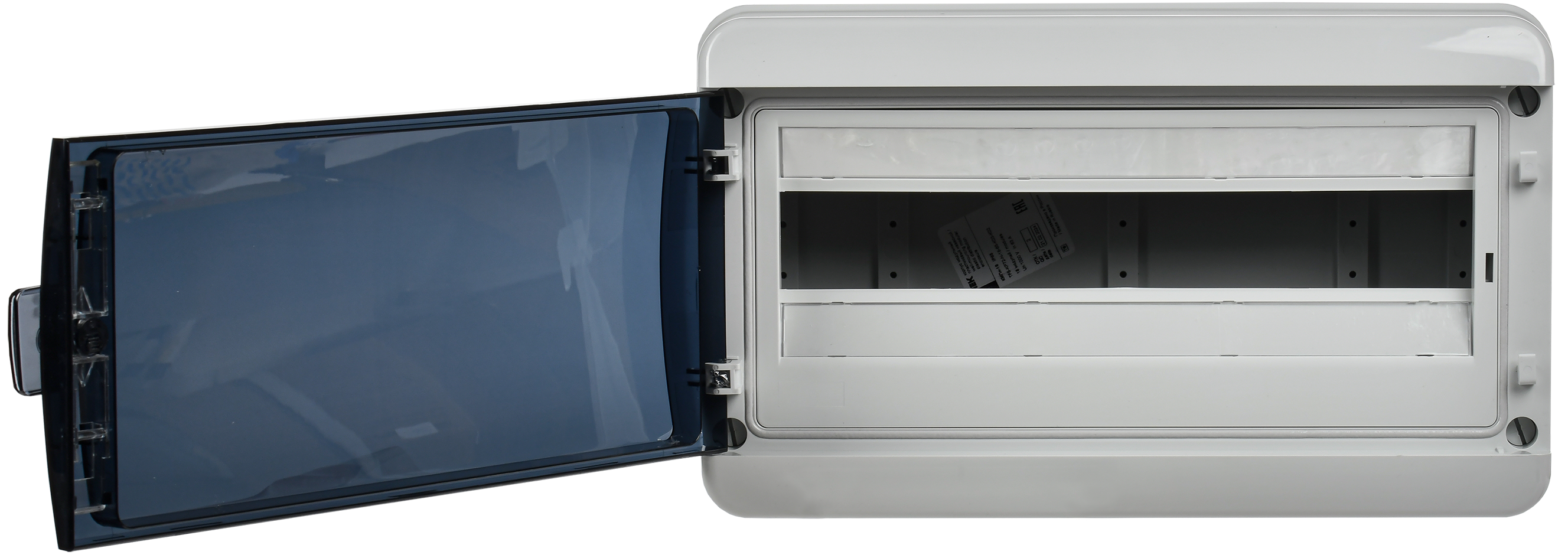 TEKFOR Корпус пластиковый КМПн-18 IP65 черная прозрачная дверь IEK - Фото 6