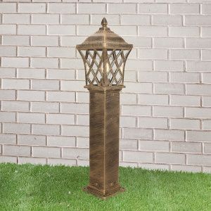 Светильник ландшафтный IP44 Cassiopeya F черное золото GL 1018F Elektrostandard a039870