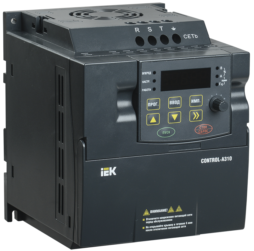Преобразователь частоты CONTROL-A310 380В 3Ф 3,7кВт 8,8A IEK