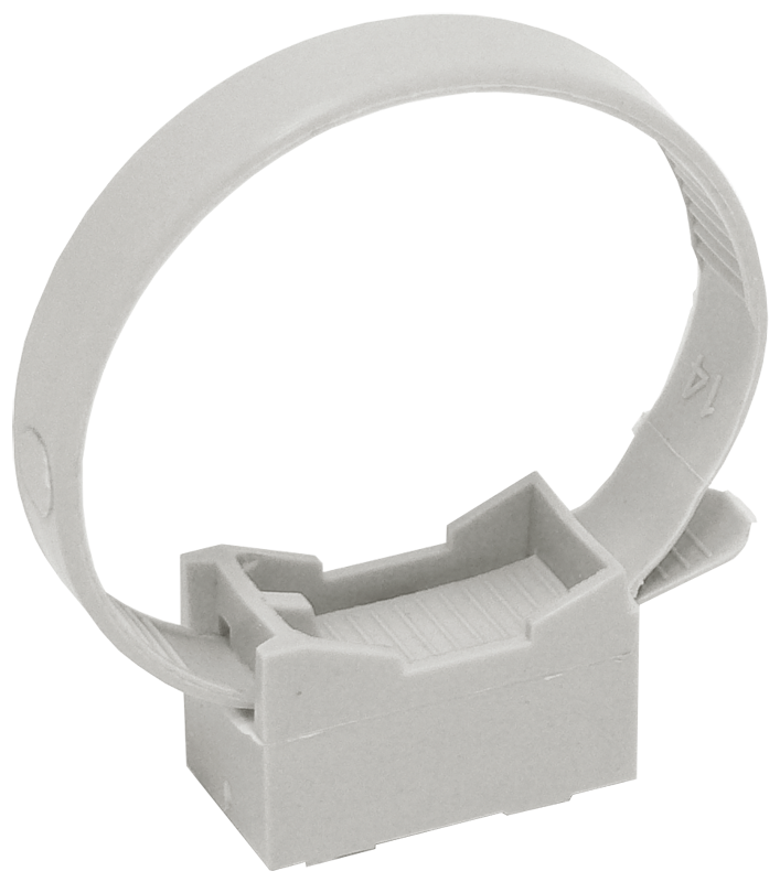 ELASTA Хомутный держатель со стяжкой CFF2 32-63мм серый IEK