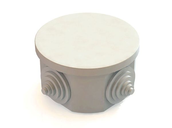 Коробка распаячная для о/п 75х40мм IP44, 4 ввода (60шт) - КМ-208