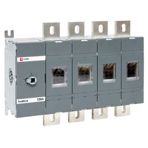 Рубильник 1250A 4P без рукоятки управления TwinBlock EKF tb-s-1250-4p