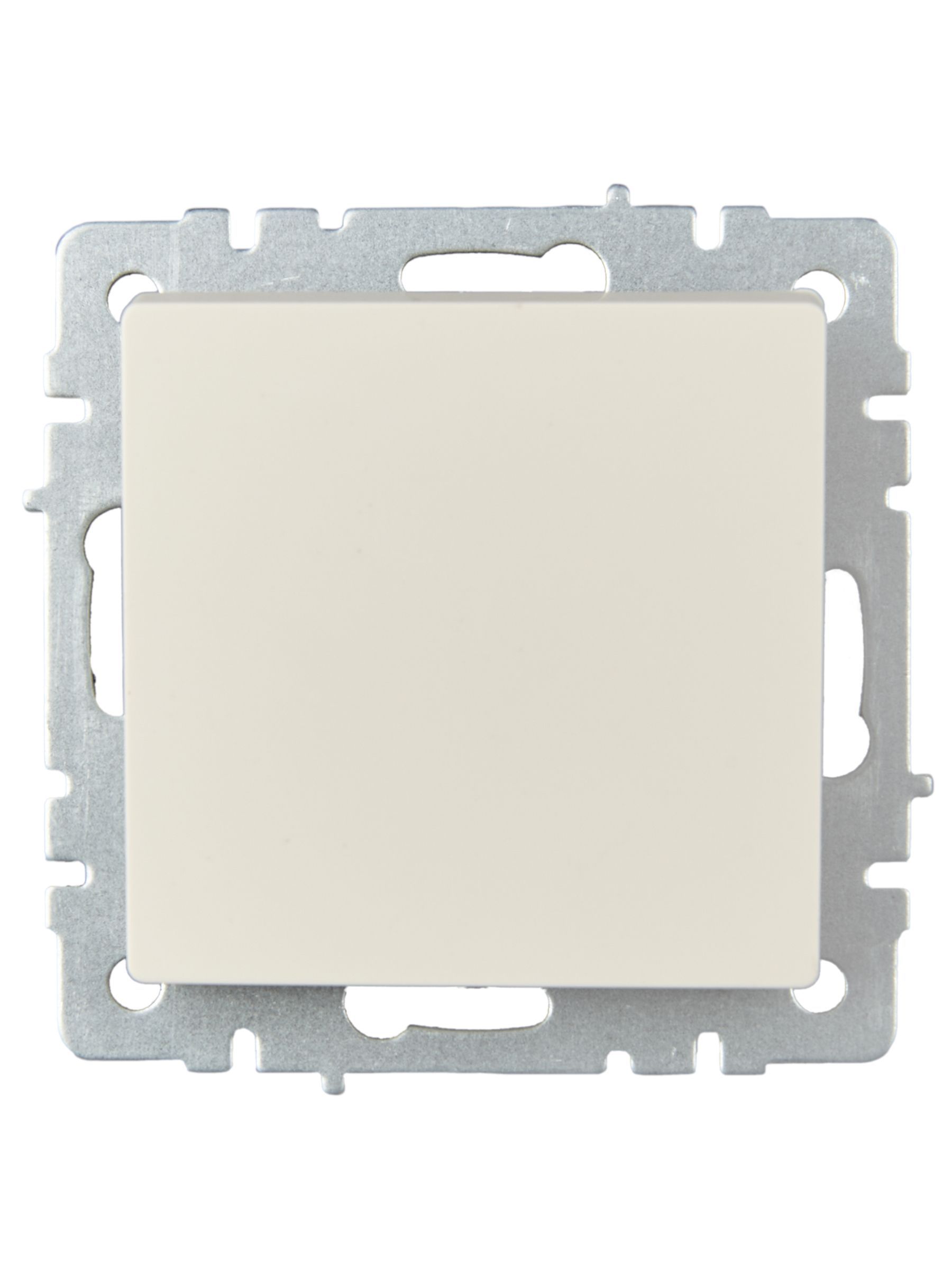 BRITE Выключатель 1-клавишный самовозвратный 10А ВС10-1-4-БрКр бежевый IEK - Фото 3