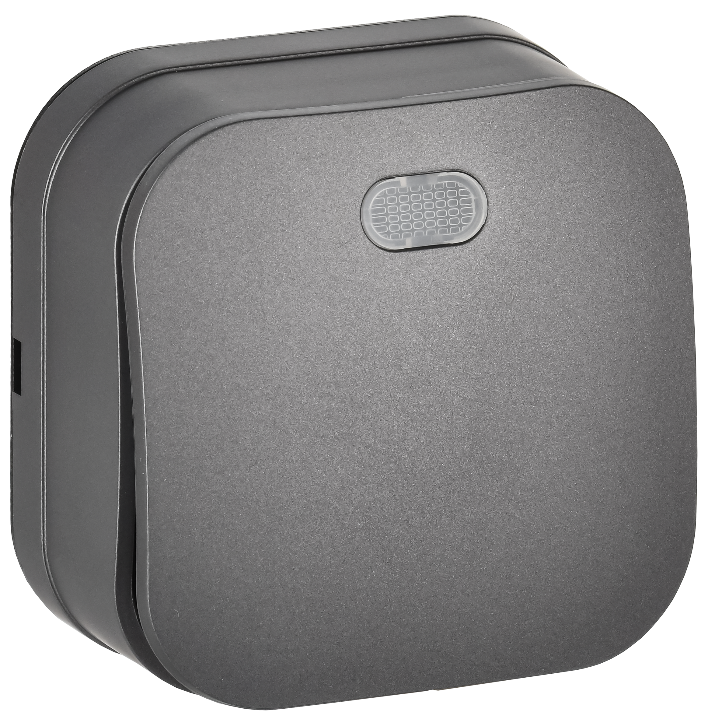 GLORY Выключатель 1-клавишный для открытой установки с индикацией 10А ВС20-1-1-ХСм сталь матовый IEK EVH11-K46M-10