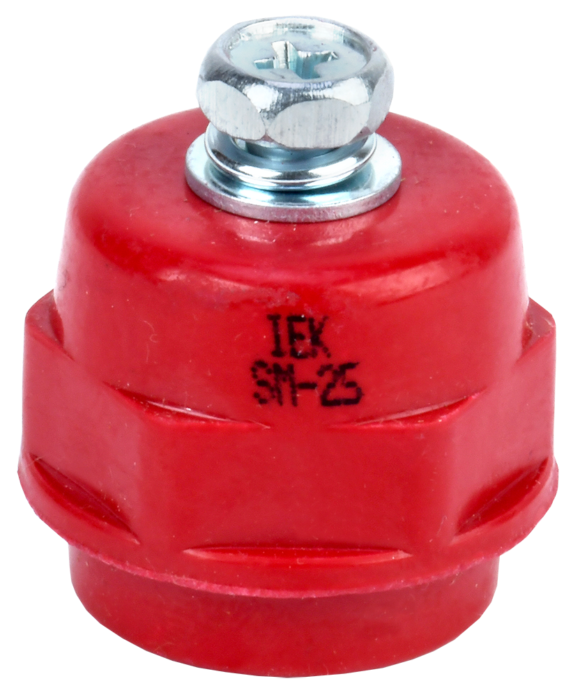 Изолятор SM25 (М6) силовой с болтом IEK