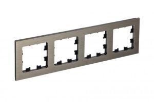 Рамка 4-м AtlasDesign Nature метал. латунь SE ATN312204 1307968