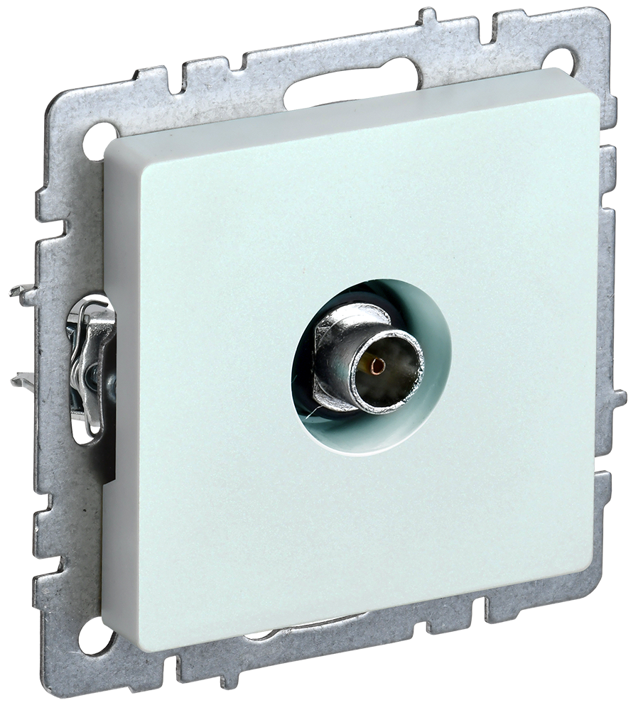 BRITE Розетка TV оконечная РТВ11-0-БрЖ жемчуг IEK