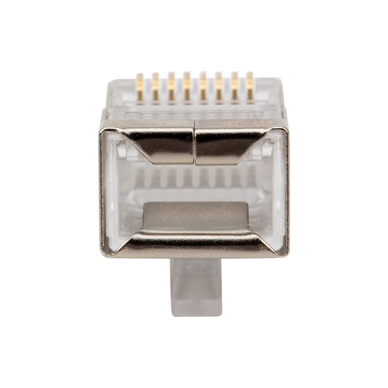 Разъем сетевой LAN на кабель, штекер 8Р8С (RJ-45), под обжим, в экране, 10шт. REXANT - Фото 5