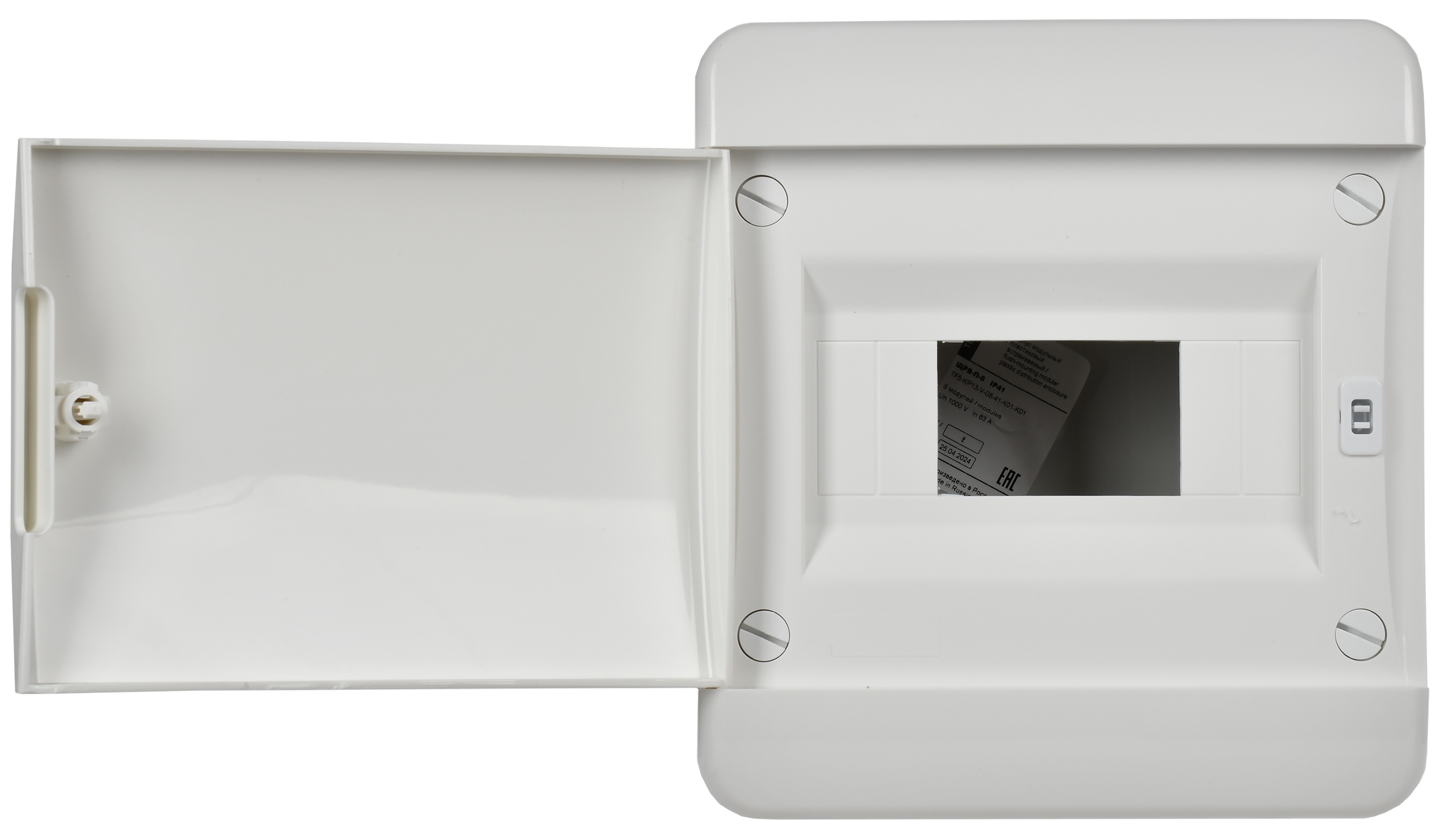 TEKFOR Корпус пластиковый ЩРВ-П-8 IP41 белая дверь IEK - Фото 3