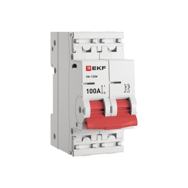 Выкл. нагрузки ВН-125N 2P 100А PROXIMA EKF S1252100