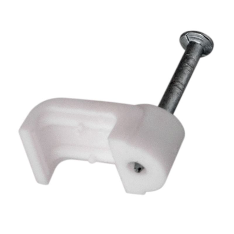 Крепеж кабеля плоский 10х3 мм, белый (20 шт/уп) REXANT 07-4209-20