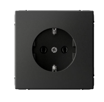 Розетка ArtGallery 16А с заземл. механизм базальт SE GAL001443