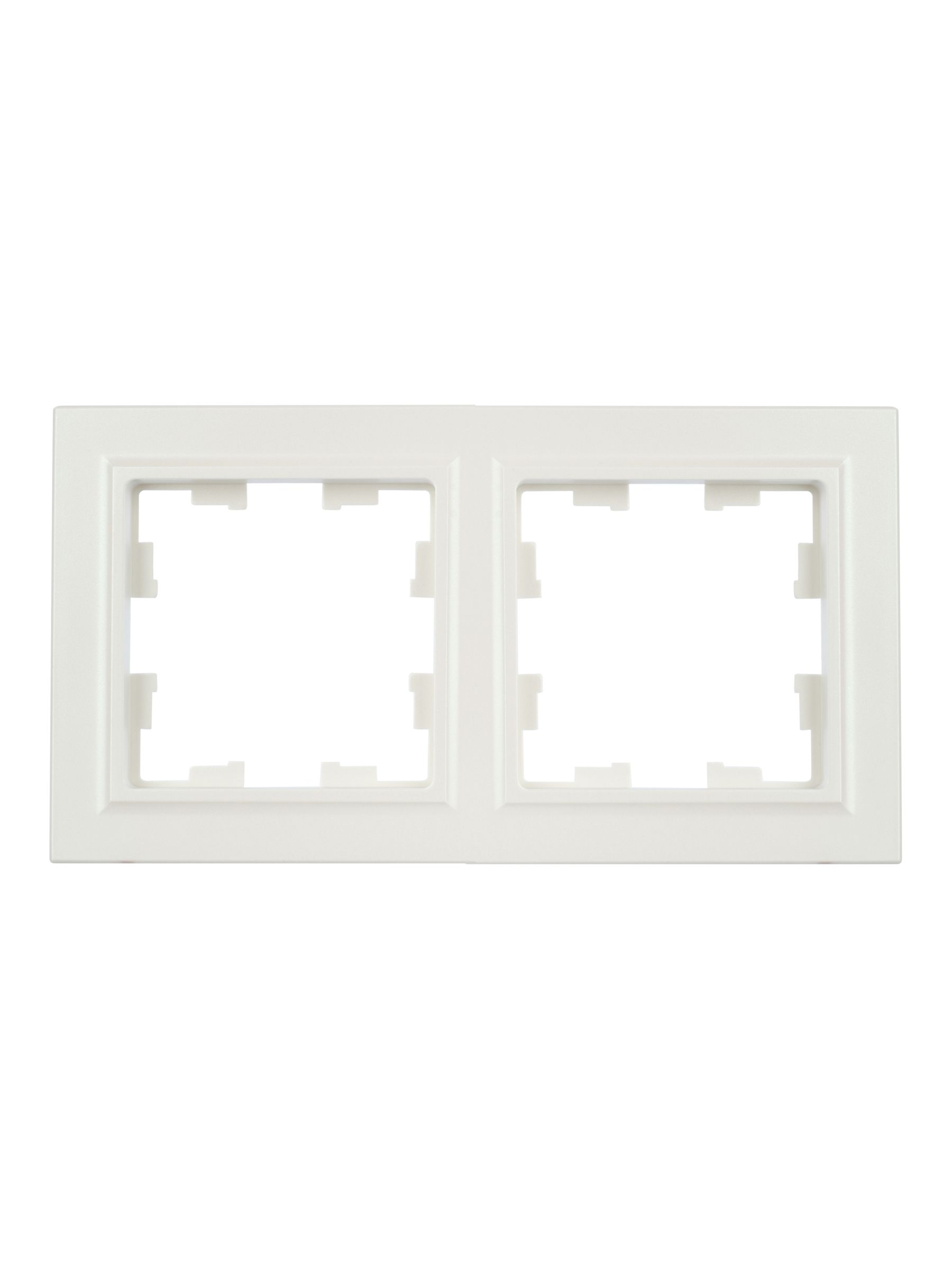 BRITE Рамка 2-местная РУ-2-БрЖ жемчуг IEK - Фото 4