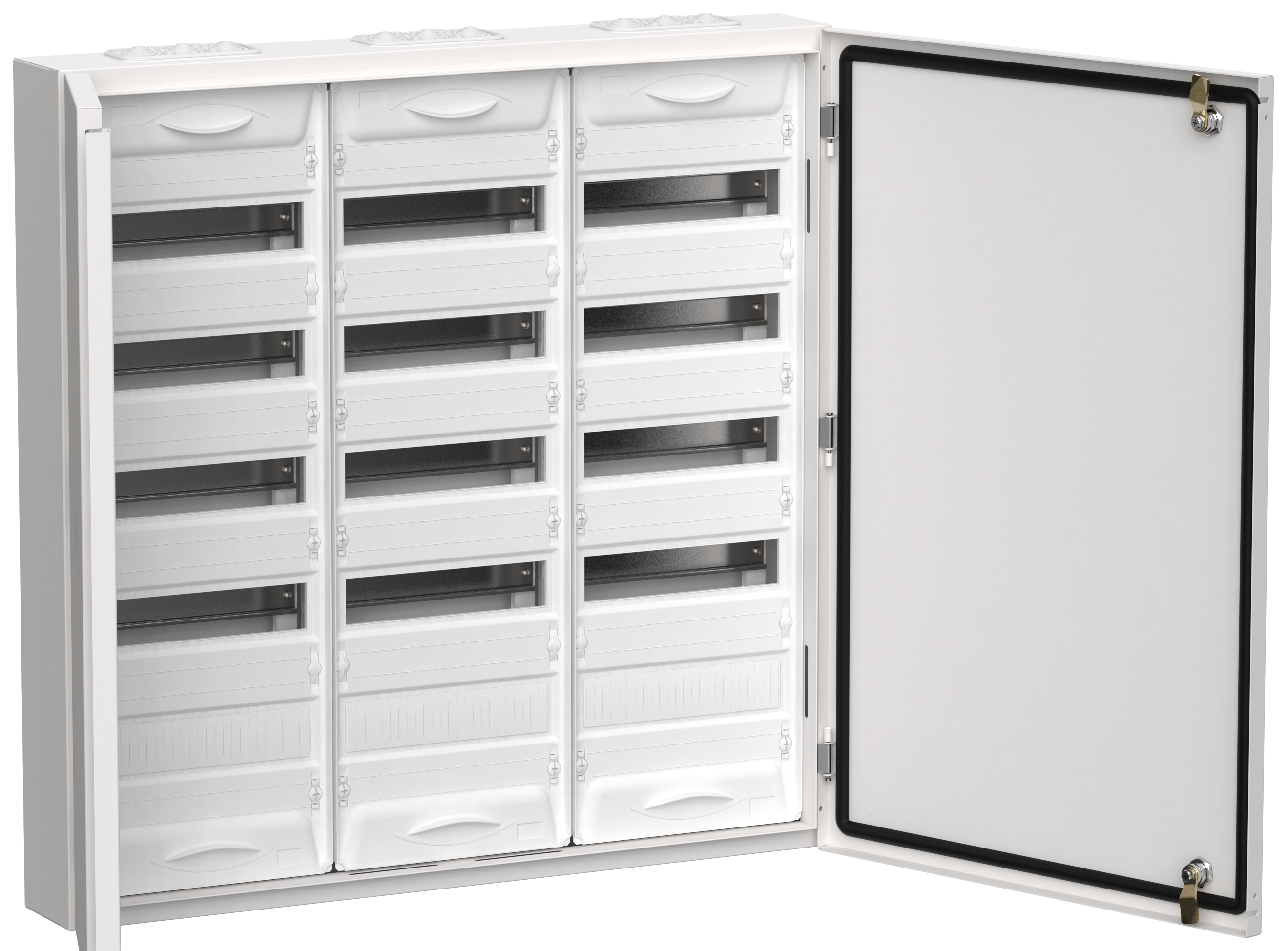 TITAN 5 Корпус металлический ЩРн-180 (3х60) 835х830х140мм IP54 белый (две двери) IEK TI5-50-N-3X060-54