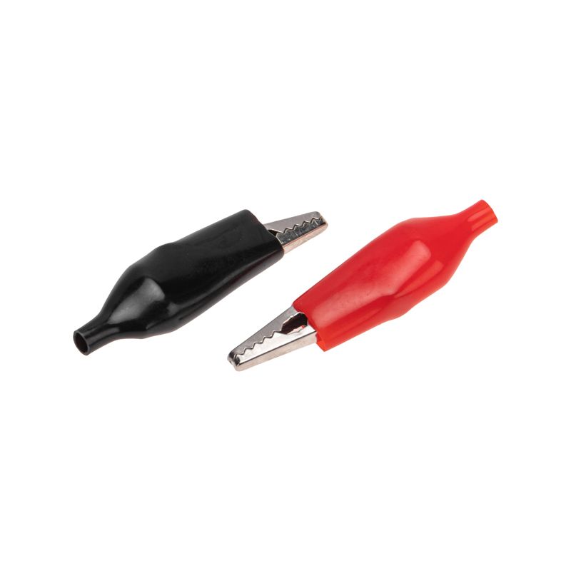 Зажим крокодил в изоляторе, длина 56мм, ток 5A, 2 шт., пакет БОПП REXANT 16-0003-9