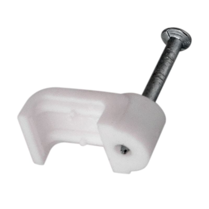 Крепеж кабеля плоский 10х3 мм, белый (50 шт/уп) REXANT 07-4209