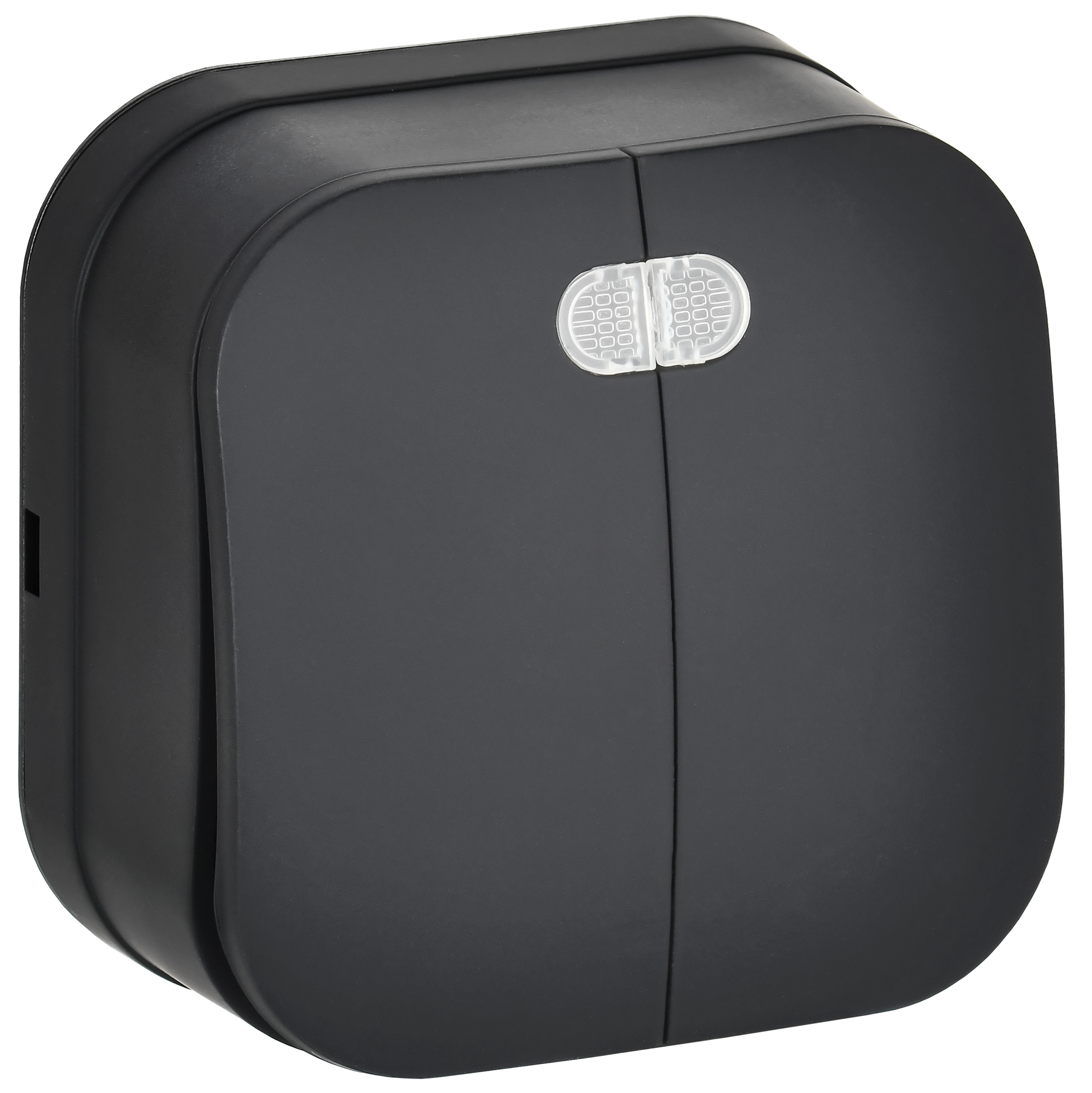 GLORY Выключатель 2-клавишный для открытой установки с индикацией 10А ВС20-2-1-ХЧм черный матовый IEK EVH21-K02M-10