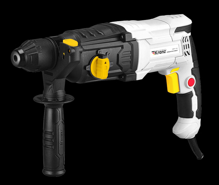 Перфоратор сетевой, SDS-plus, 1050Вт, 3,2Дж, в кейсе KRANZ KR-PT-110