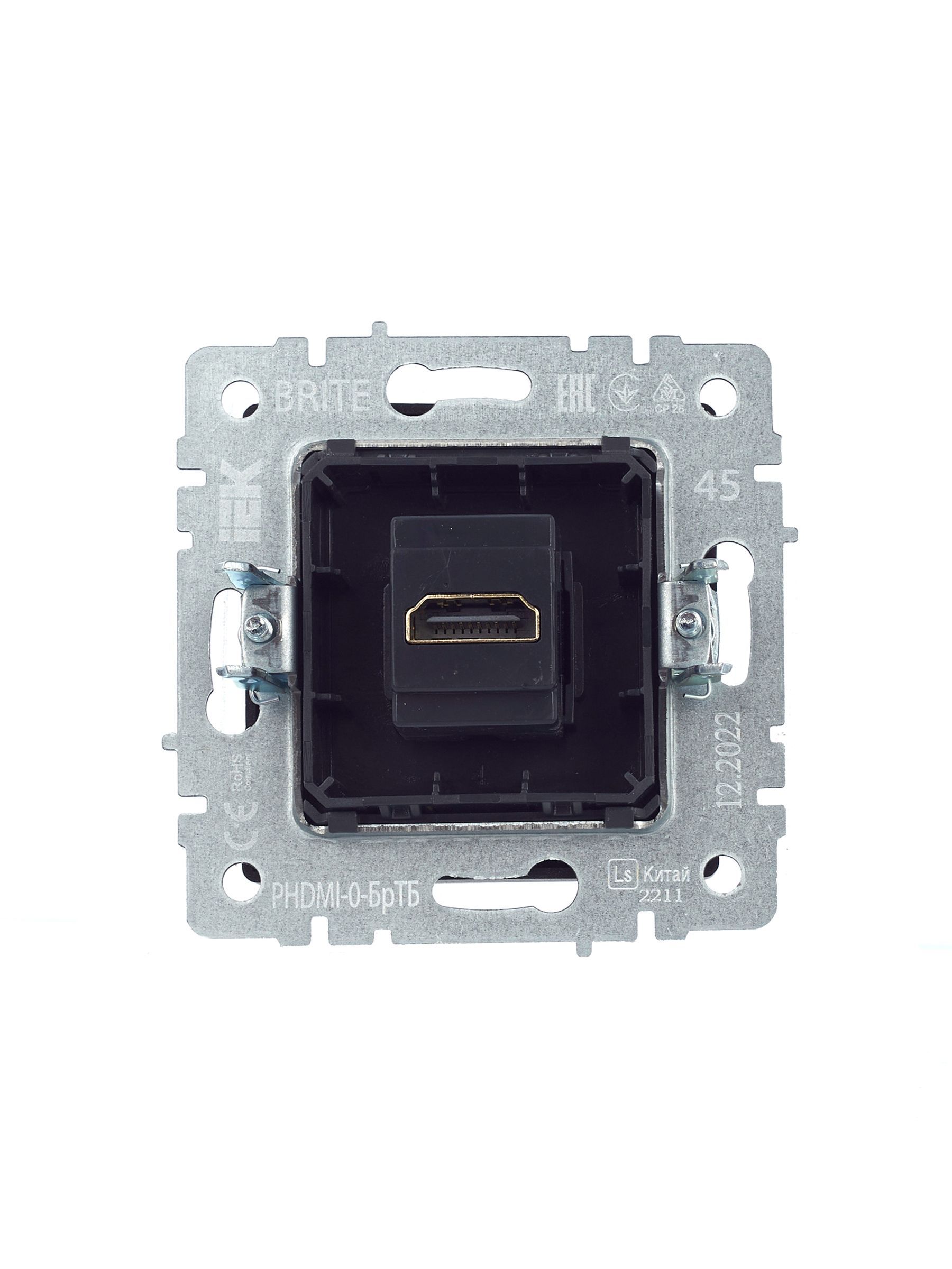 BRITE Розетка HDMI РHDMI-0-БрТБ темная бронза IEK - Фото 7