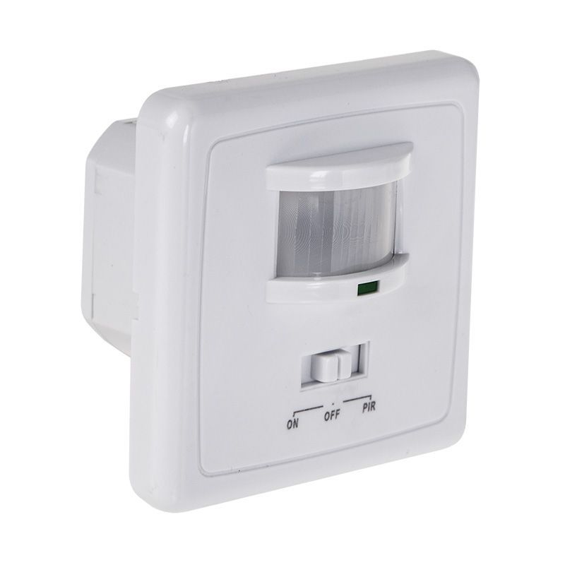 Датчик движения встраиваемый ДДВ 01, 160°, 300-1200 Вт, 3-2000 Лк, 9 м,10-420 сек. REXANT 11-9208