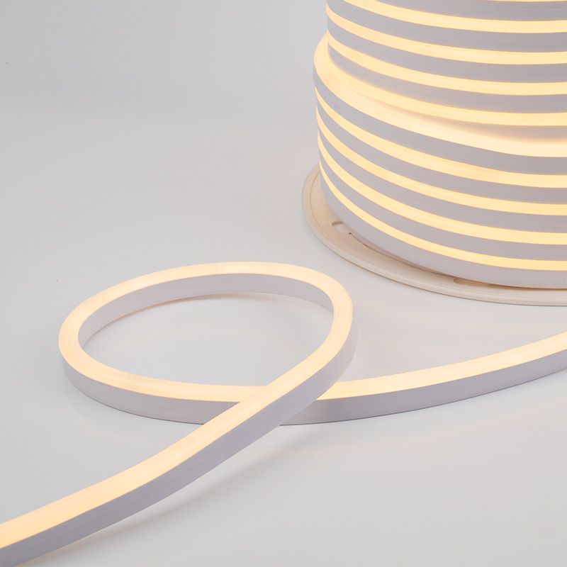 Гибкий неон LED SMD 8х16 мм, теплый белый, 120 LED/м, бухта 100 м - Фото 2