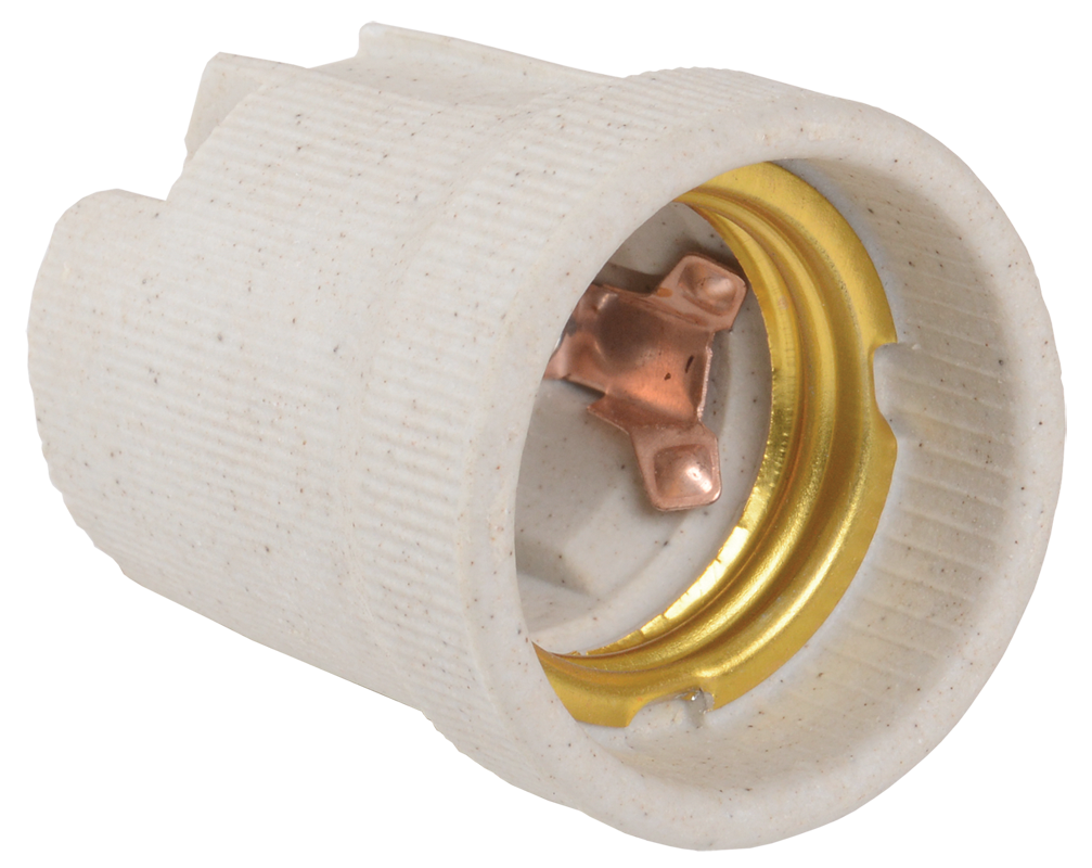 Патрон подвесной Пкр27-04-К43 керамический Е27 (200шт) (стикер на изделии) IEK EPC10-04-01-K01