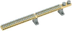 Шина N "ноль" на двух угловых изоляторах 200А ШНИ-10х18-72-L2-С IEK YNN30-72-C2-K03