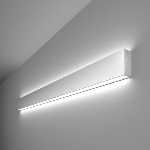 Светильник светодиодный линейный накладной двусторонний 103см 40Вт 6500K матовое серебро 101-100-40- a041470