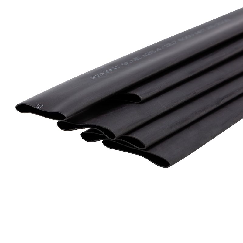 Трубка термоусаживаемая СТТК (2:1) двустенная клеевая 25,4/12,7мм, черная, упаковка 5 шт. по 1м REXANT 26-2108