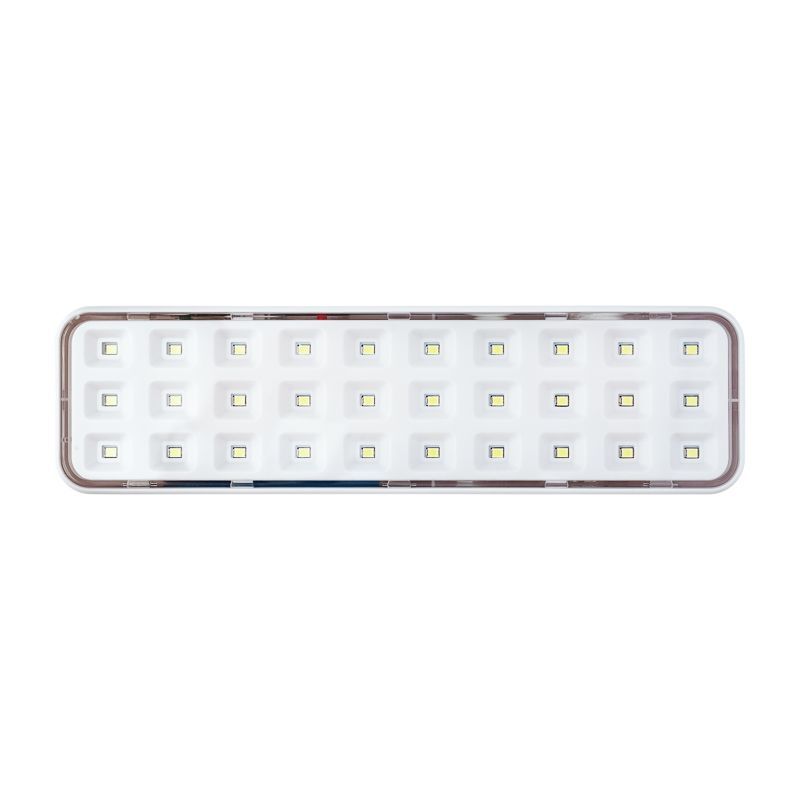 Светильник аккумуляторный непостоянного действия для подсветки путей эвакуации и рабочих зон при отключении питания, режимы: 30%/100% кнопка тест, 3 ч 74-1305