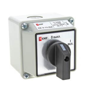 ПК-3-13 25А 3P "ВКЛ-ВЫКЛ" IP54 EKF pk-3-13-25