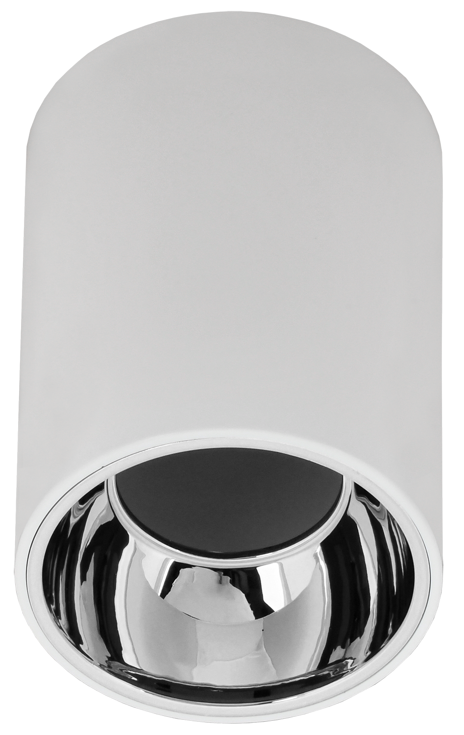 LIGHTING Светильник 4111 накладной потолочный под лампу GU10 белый/хром пластик IEK LT-UPB0-4111-GU10-1-K23