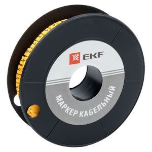 Маркер кабельный 2,5 мм2 "3" (1000 шт.) (ЕС-1) EKF plc-KM-2.5-3