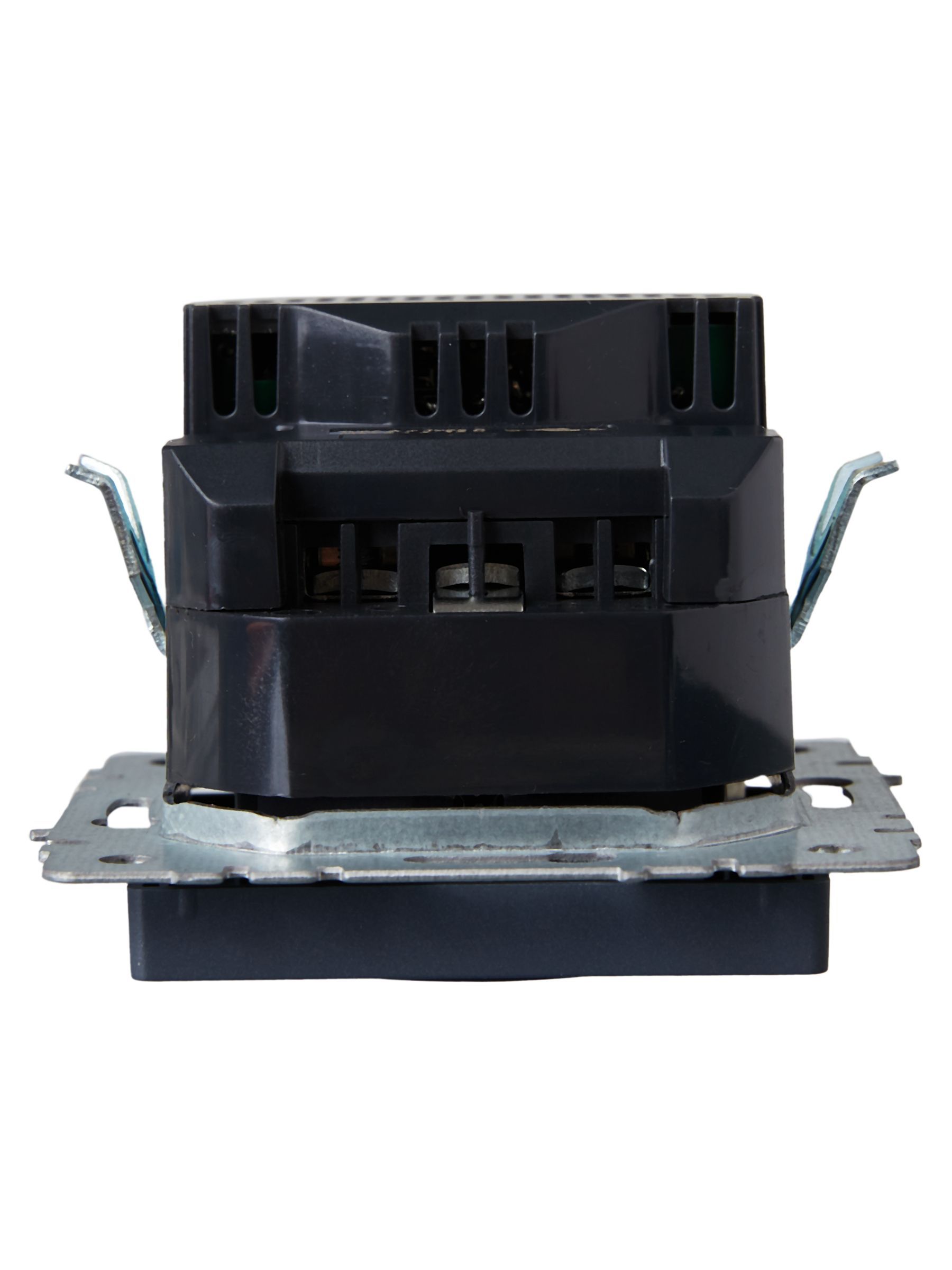 BRITE Розетка 1-местная с заземлением с защитными шторками 16А с USB A+C 18Вт РЮш11-1-БрМ маренго IEK - Фото 5