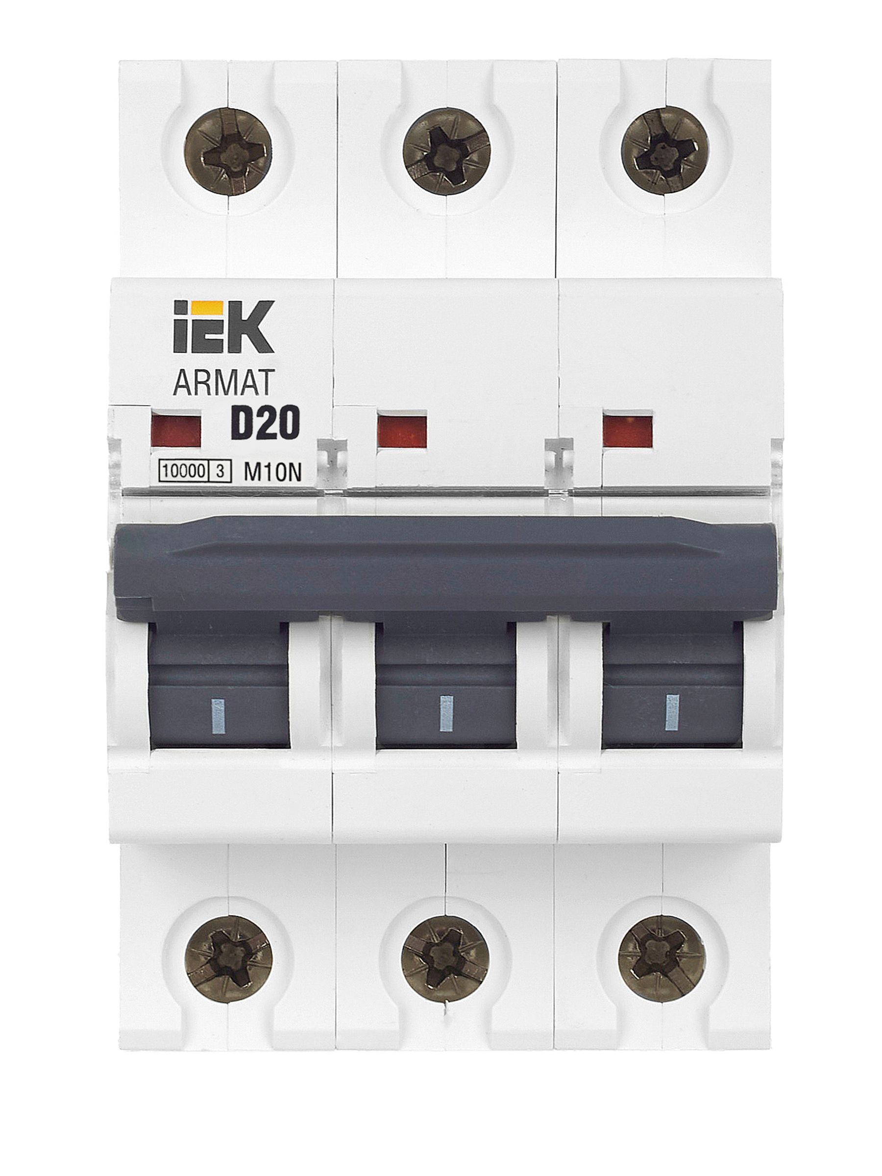 ARMAT Автоматический выключатель M10N 3P D 20А IEK - Фото 10
