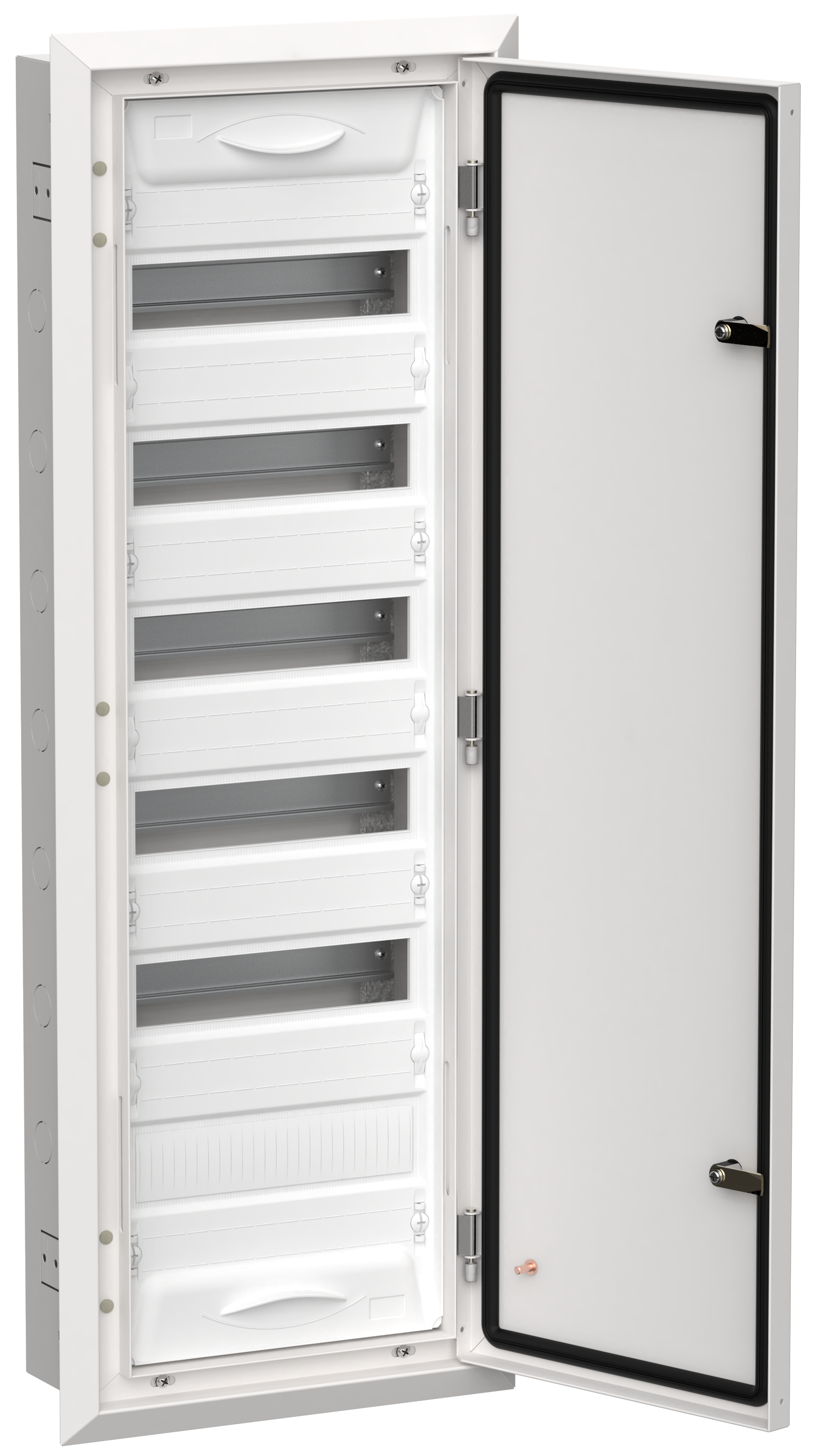 TITAN 5 Корпус металлический ЩРв-72 (1х72) 1005х365х130мм IP31 белый (одна дверь) IEK TI5-50-V-072-31