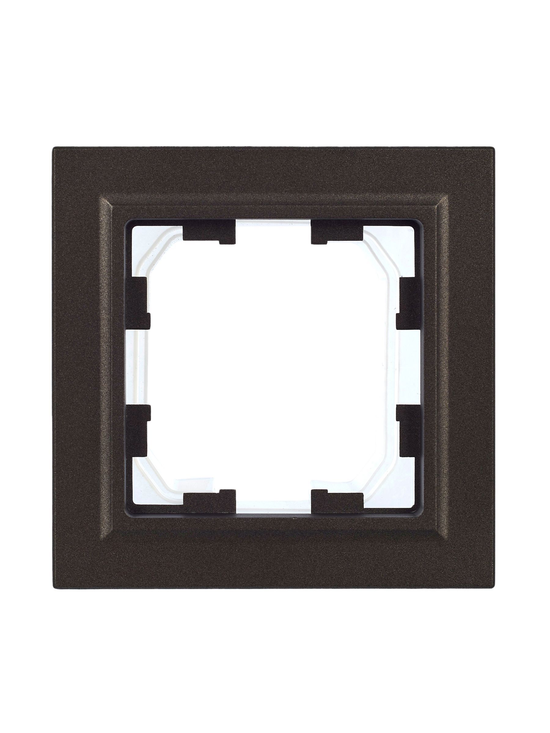 BRITE Рамка 1-местная IP44 РУ-1-БрТБ-44 темная бронза IEK - Фото 3